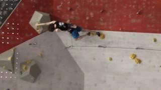 Toby at BMC British Lead Climbing qualifiers Sept 2016