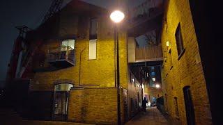 [4K] Oldest Place in London? Rotherhithe Night Walk | Canada Water