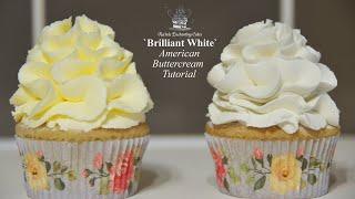 How to make White American Buttercream Frosting for Cakes & Cupcakes Tutorial