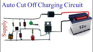 Make Auto cut off 12v battery charging, automatic ON OFF charging