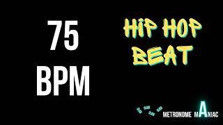 Drum loop - HIP HOP beat - 75 BPM