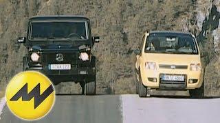 Fiat Panda 4x4 vs. Mercedes G 270 CDI: Klein gegen groß - das etwas andere Offroad-Duell