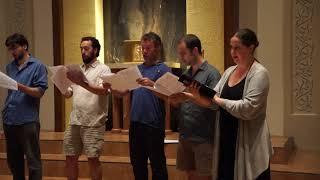 Palestrina's Nunc dimittis a8 sung by the Byrd Ensemble