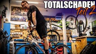 TOTALSCHADEN TEIL 2! Specialized Rockhopper - Dämpfertest, Federgabel nicht zu reparieren? + Antrieb