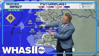 Louisville weather forecast | How much will it snow on Friday?