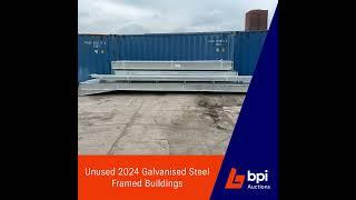 Unused 2024 Galvanised Steel Framed Buildings in Various Sizes