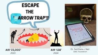 'ESCAPE THE MARROW TRAP'!!  How I improved my NEET PG rank from AIR-23,000 to AIR-138 | #NEET,INICET