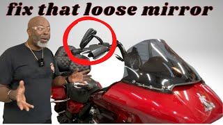 How to Fix A Loose Mirror on a Harley