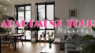 my montreal apartment tour | high ceilings, modern, loft style living in the heart of montreal