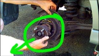 Rusted Subaru Rear Axle/Hub Removal