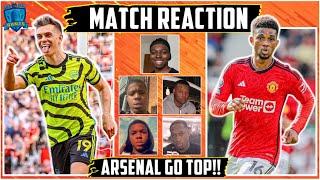 ARSENAL GO TOP! | COREY COOK SESH! Man United 0-1 Arsenal Match Reaction