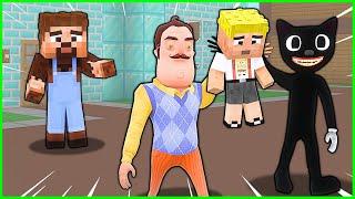 HELLO NEIGHBOR AND HIS GANG KIDNAPPED EFEKAN!  - Minecraft