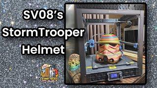 Multicolor Stormtrooper Helmet Printed on the SV08