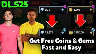 How to get unlimited coins and gems in DLS25 • Buy Legendary players Faster 