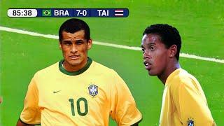 QUANDO O MUNDO TINHA MEDO DO BRASIL! SHOW HISTÓRICO DE RIVALDO E RONALDINHO EM 2000