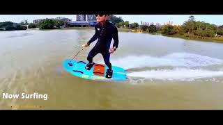 High Speed Surfboard 10KW 60min with 10kw Surfing Electric Jetboards with 3 Tail, Smart Water Scoote