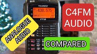 YAESU FT1D Digital & Analogue Audio Comparison