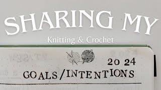 Knitting Intentions 2024 // organizing, trying new things, write patterns // Sew Homey Podcast Ep 27