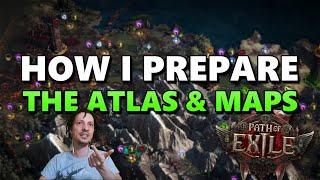 How I setup the Atlas with Towers and Tablets & roll my Waystones for juicing - PoE2 #23