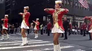 Columbus Day Parade~NYC~2013~Golden Stars& Banda Musicale Comunale~NYCParadelife.com