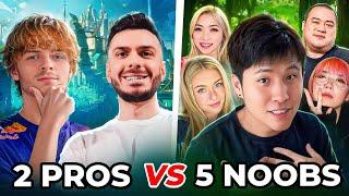 2 VALORANT Pros vs 5 OfflineTV Noobs Again