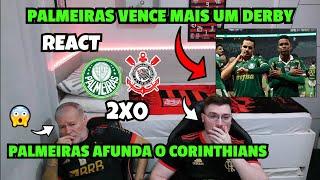 REACT - PALMEIRAS 2 X 0 CORINTHIANS - PALMEIRAS VENCE MAIS UM DERBY | BRASILEIRÃO 2024.