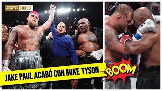 MIKE TYSON vs. Jake Paul. Resumen de la victoria por decisión unánime en 8 asaltos | ESPN Boxeo