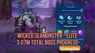 MLA - GBR [Wednesday] Wicked Seamonster (Elite) 3.07M Total Boss Progress w/ Blessing Buff
