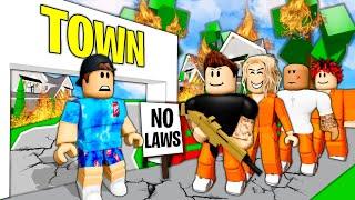Brookhaven RP, But I BUILT My Own TOWN With NO LAWS!!
