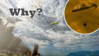 What went wrong? Paraglider low level collapse!