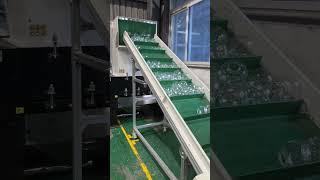 The effect of PET plastic bottles being crushed by GV800 plastic crusher