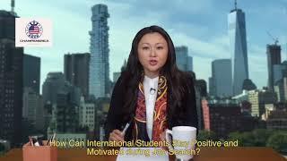 How Can International Students Stay Positive and Motivated During Job Search?