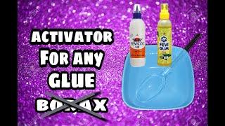 How to make slime activator without contact lens solution and borax!! Activator for any glue!!