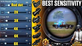 PUBG/BGMI SCOPE SETTING 2X 3X 4X 6X 8X IN 2024|BGMI Scope Sensitivity Settings 2024 Scope Settings