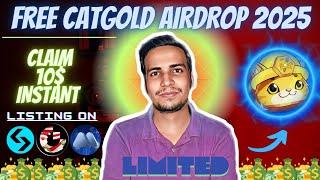 Cat Gold Miner $CATGOLD Airdrop Claim Free Instant Airdrop 2025 No Need Investment, Kyc Earn Crypto