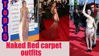 Top15 Naked Red carpet looks of the century so far celebrity moments in history|Inside Film Industry