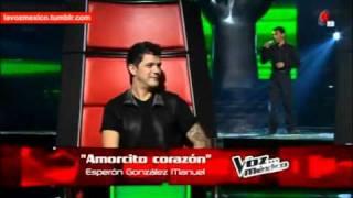 Oscar Cruz  Amorcito Corazón. Audición de la Voz México