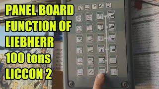 PANEL BOARD FUNCTION OF LIEBHERR LICCON 2 | LTM100-4.2 | brybryTV