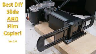 Best DIY 35mm SLIDE & FILM Copier--Easy, Low Cost ver 2.0 (4K)