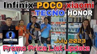 Promo Price List Update July 2023, Infinix / POCO / Xiaomi / Tecno / Honor / Red Magic 8 Pro