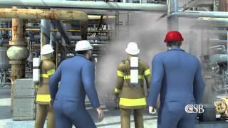 Animation of Fire at Chevron's Richmond Refinery, August 6, 2012