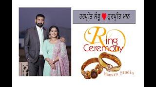 Ring ceremony , Harpreet & Gurpreet live by hansra studio kamalpura