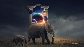 Elephant Planets Fantasy Photoshop Manipulation Tutorial Photo Editing