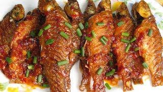 How To Fried Small Fish In Cambodia Style || Fried Fish Recipe || Kimyee Ros Cooking