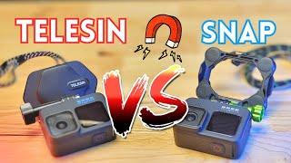 Battle of Magnetic GoPro Quick Release: Snap Mount vs Telesin Magnetic Pendant Mount for Action Cams