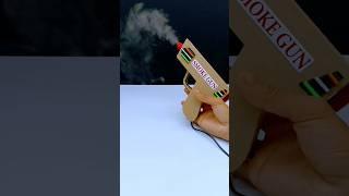 Making Mini Smoke Machine for Science Project || How To Make Smoke Gun at Home #shorts #viral
