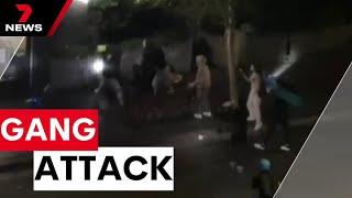 Teenage gang cause mayhem in Sydney | 7 News Australia