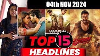 Top 15 Big News of Bollywood | 4th NOVEMBER  2024 | Salman Khan , Ramayana, Sunny Deol, Amir Khan