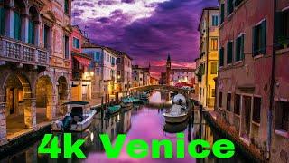 4K Beautiful Venice by Drone, Instrumental Italian Music