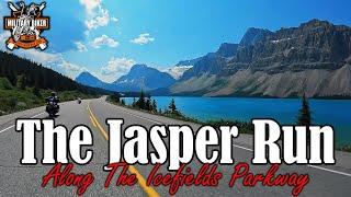 Is this the Worlds Most Scenic Motorcycle Ride? | Banff to Jasper along the Icefields Parkway, 
